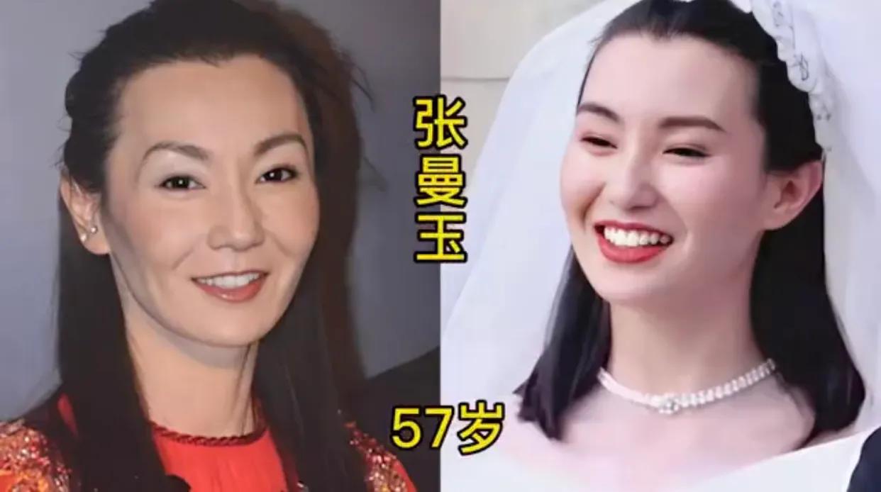 6位港星女神的婚纱照对比，52岁的她神采依旧