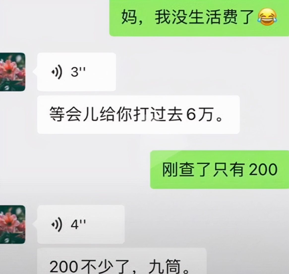 大学生没钱了咋办？想尽各种办法要生活费，父母回复让人笑出眼泪