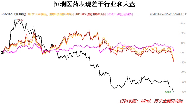 恒瑞医药为啥跌这么多？