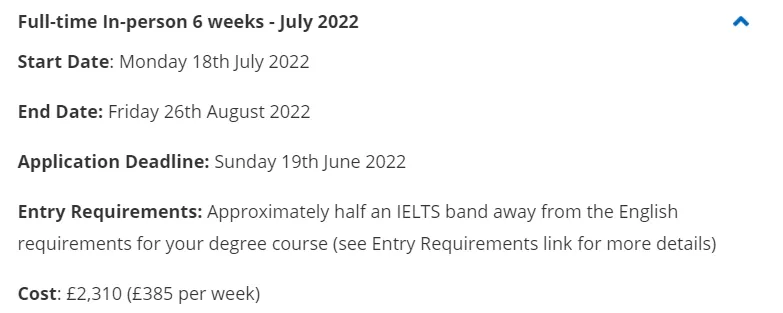 英国大学22fall语言班申请更新（上）：和雅思say bye的机会有