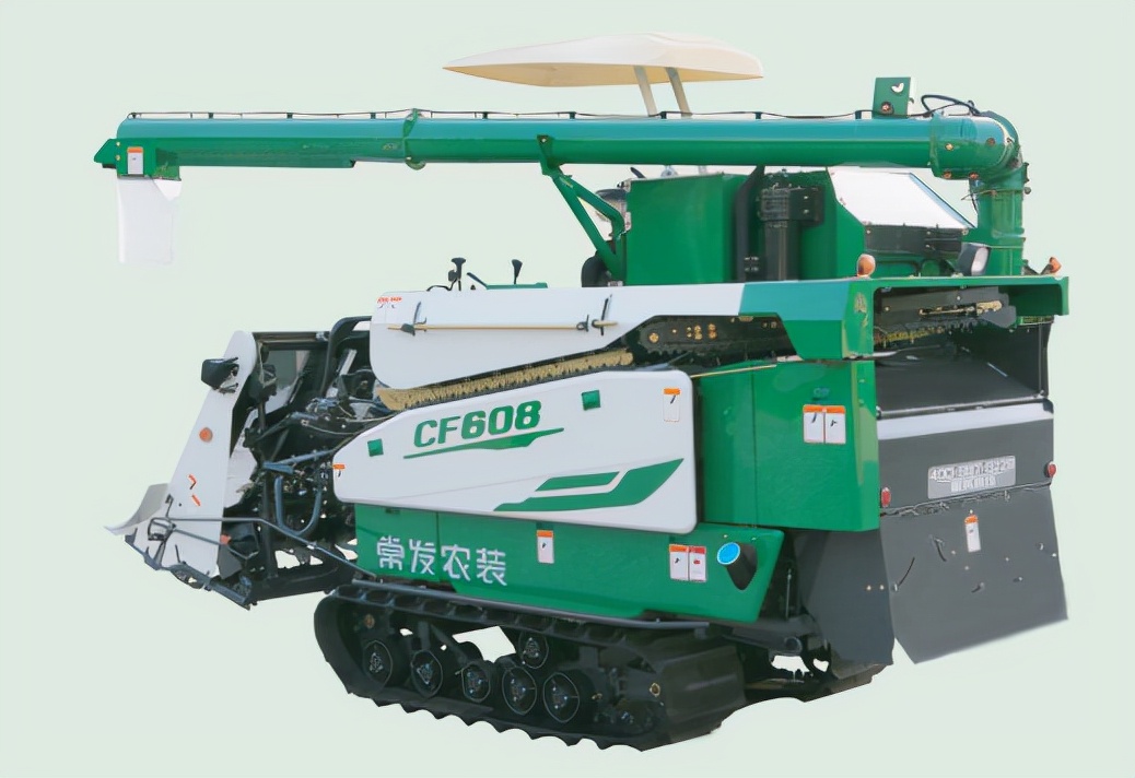 常發(fā)CF608履帶半喂入聯(lián)合收割機(jī)性能與參數(shù)