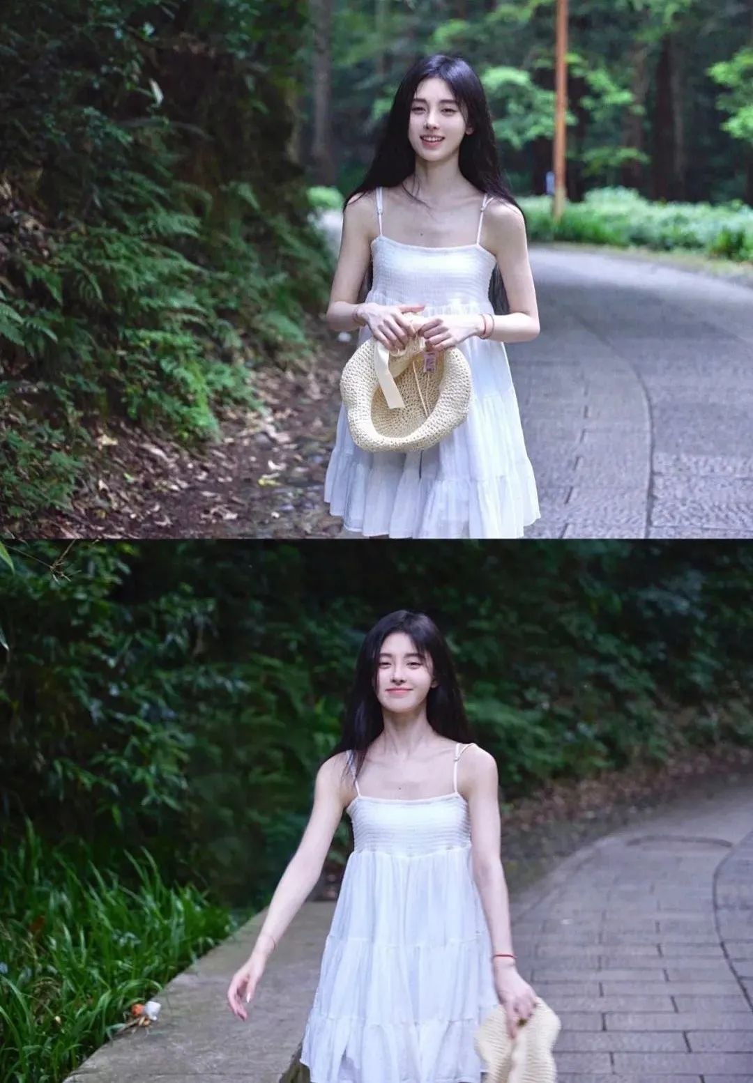 继白开水妆之后，鞠婧祎又有新的半永久造型了？