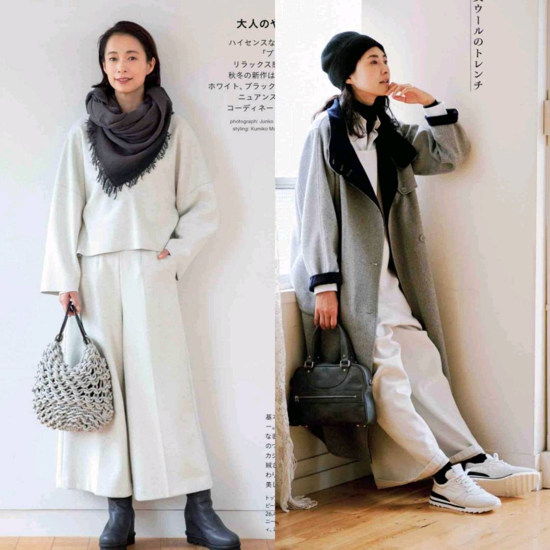 冬天“宽松下装”有多好穿？日系熟龄女人告诉你，这3种最美