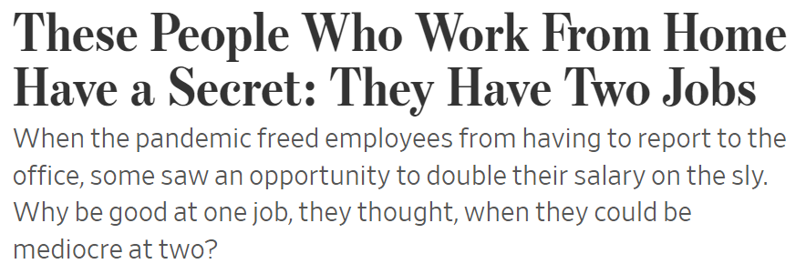 居家做5份全职，年入120万美元：裁员潮下的打工人，玩转远程办公