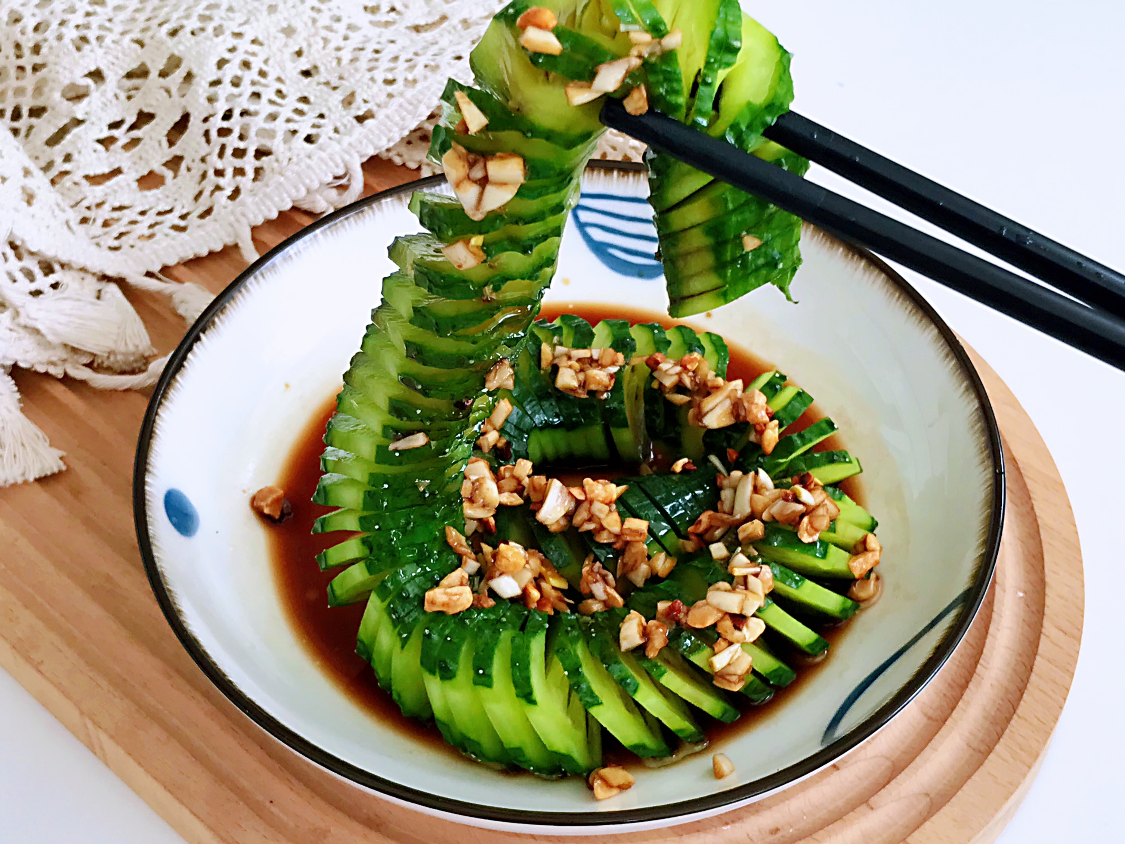 图片[2]-【蓑衣黄瓜】做法步骤图 清脆营养 滋补不上火-起舞食谱网