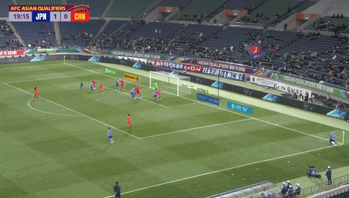 放世界杯足球预选赛中国日本队的（中国男足0：2不敌日本队，卡塔尔世界杯出线基本无望）