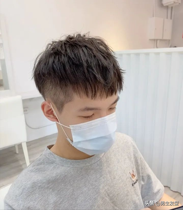 男士短发发型图片2017圆脸(颧骨高) - 赤虎壹号