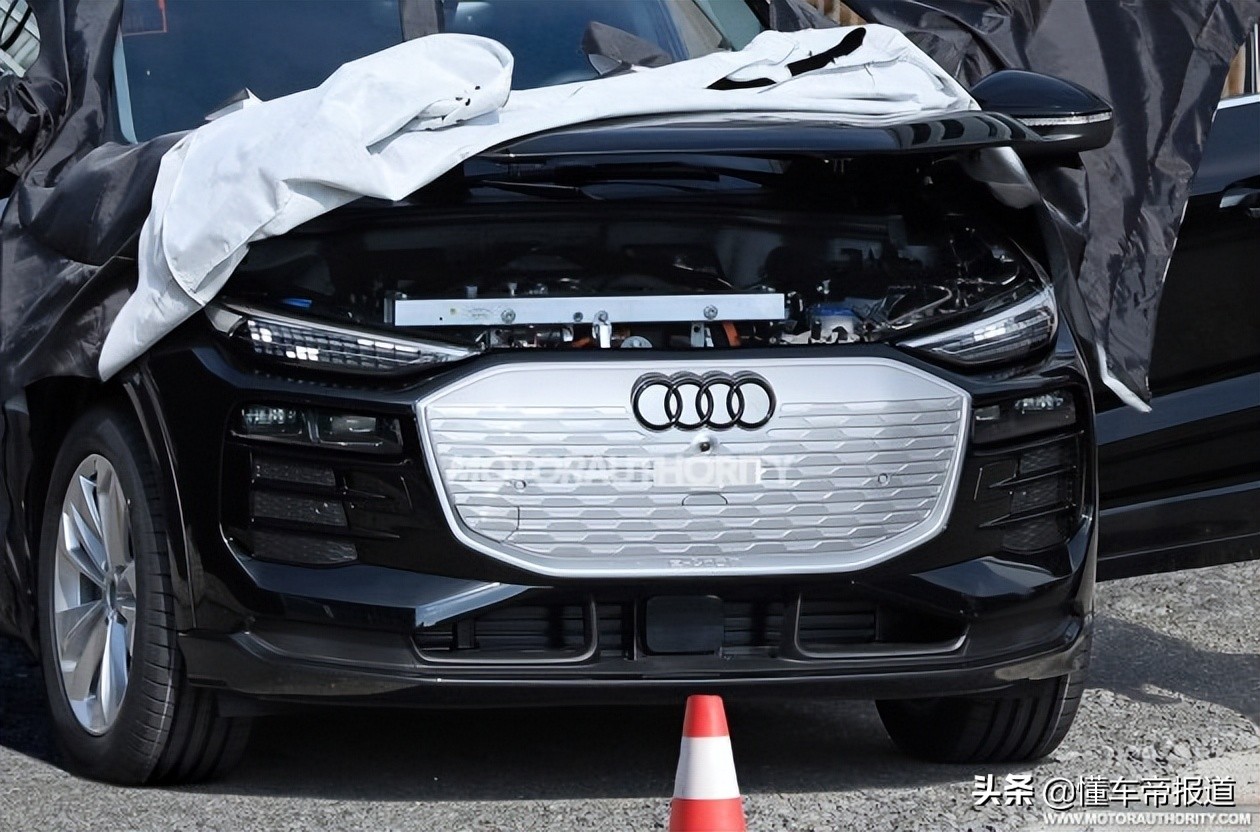 新车｜PPE平台打造，有望年底亮相！奥迪Q6 e-tron谍照曝光