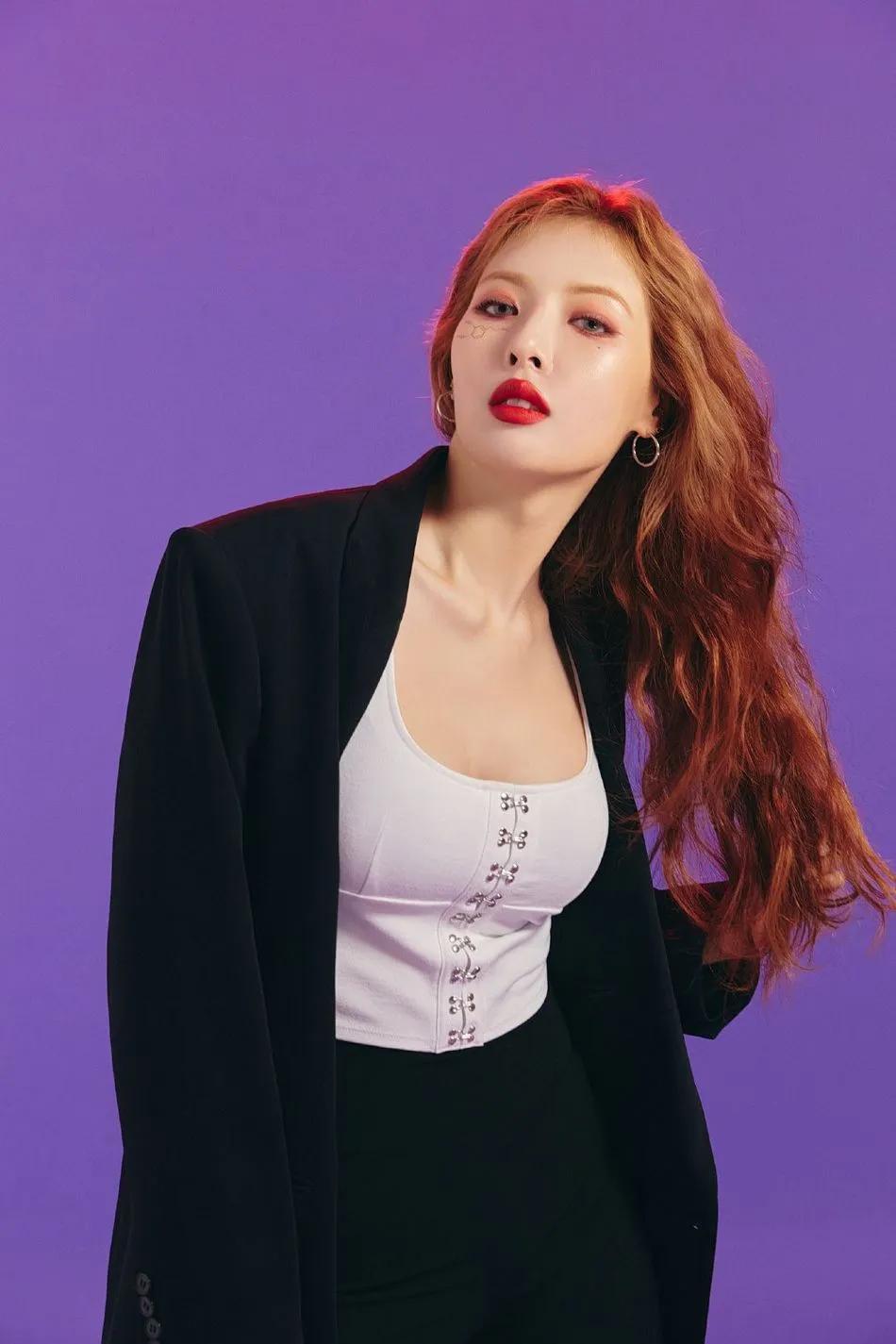 韩国女星金泫雅狂野性感的气质最是撩人