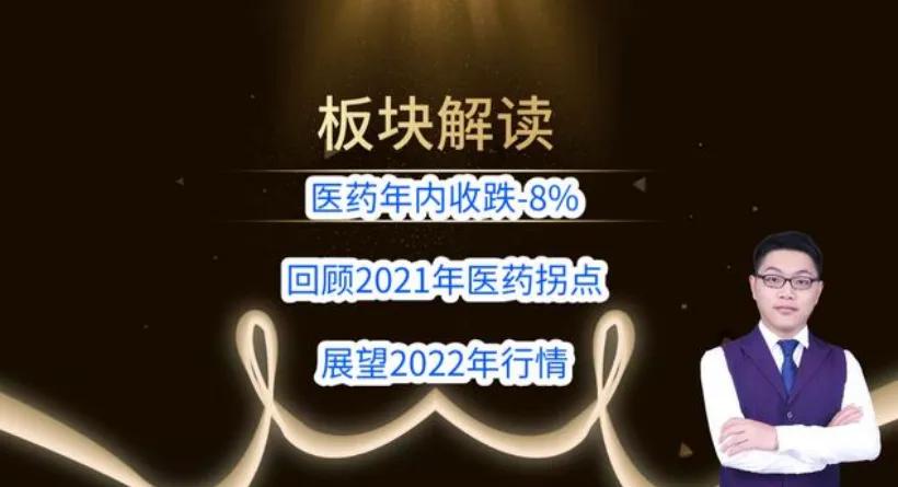 医药年内收跌8%，回顾2021大事件，展望2022机会与风险
