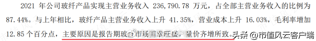 山东玻纤：收入与盈利双增长，是风口飞猪？还是自强不息？