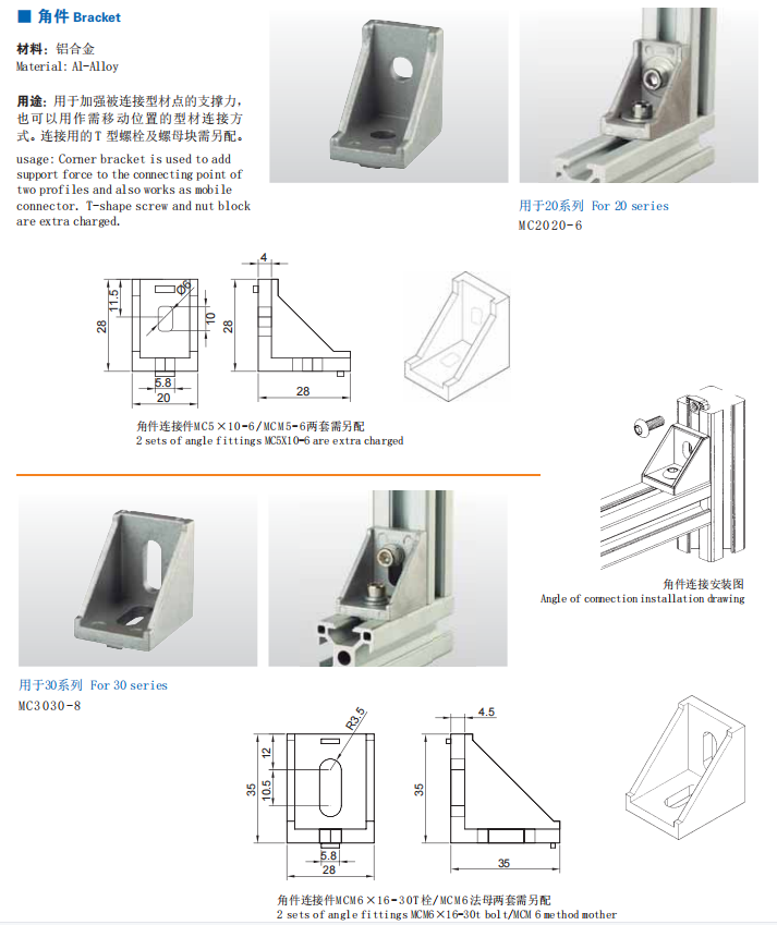 铝型材角件受力强度标准