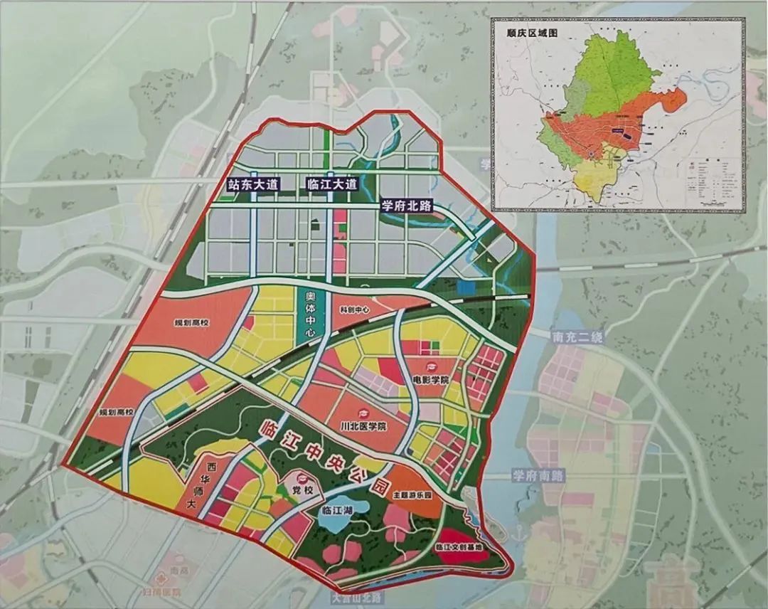 南充2025年城市规划图图片