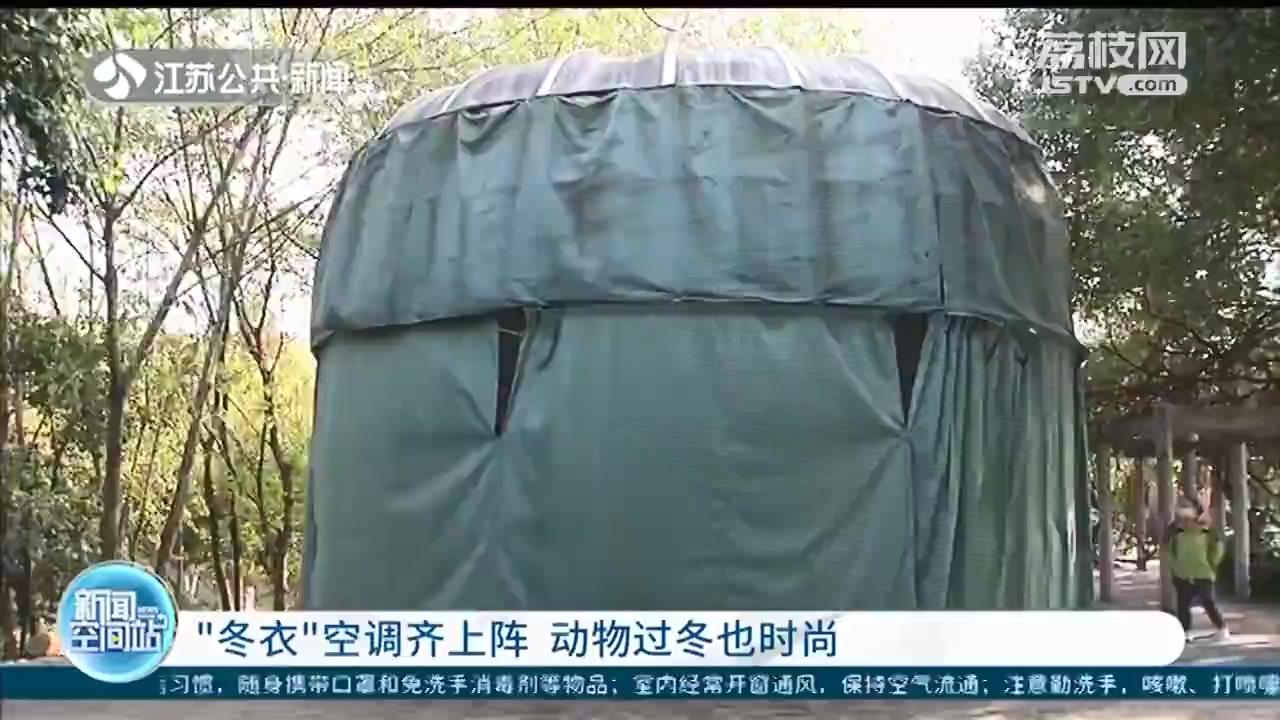 “冬衣”空调齐上阵 常州淹城动物过冬也时尚