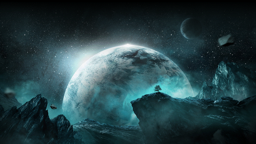 这份3d星球ppt模板,燃到炸