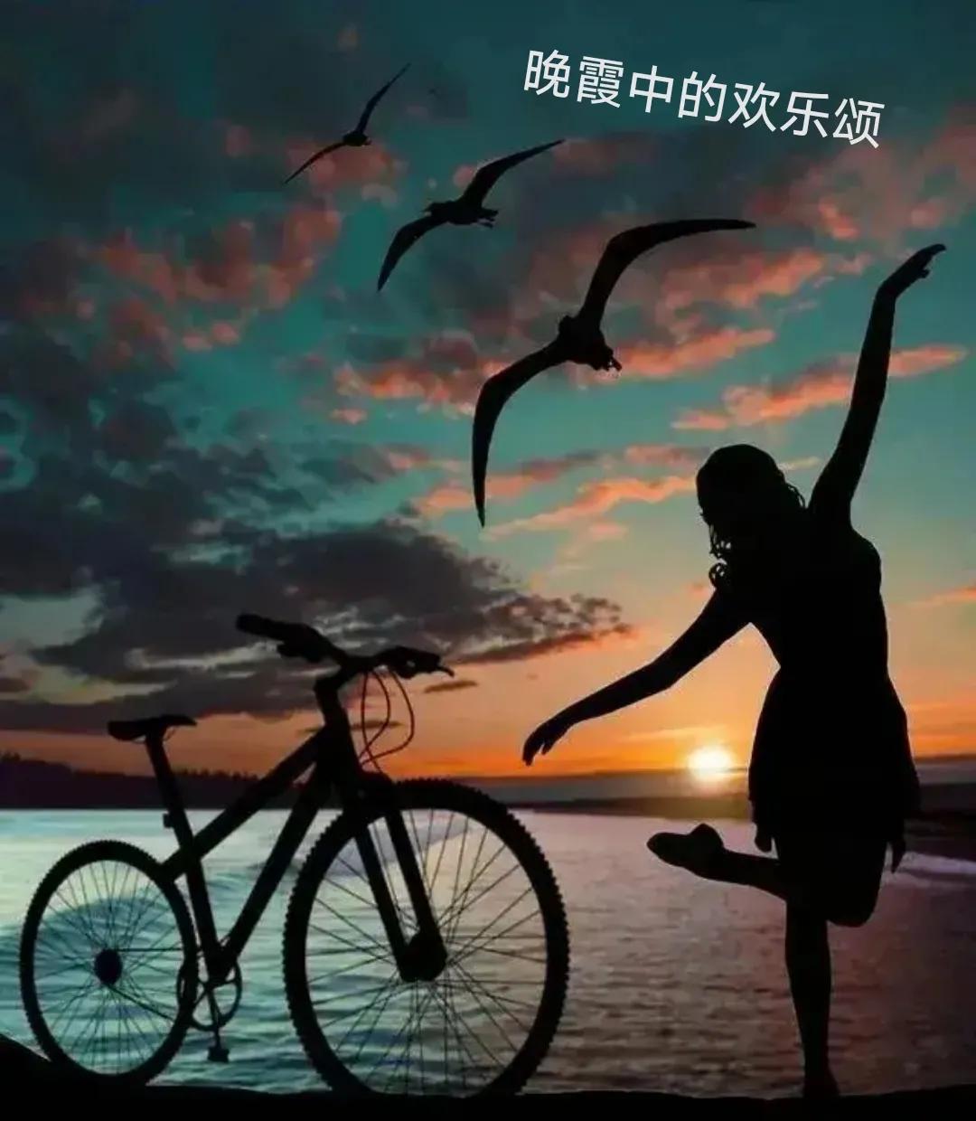 光与影的完美契合，守着夕阳，守望美好生活