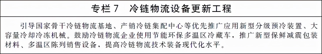 国务院办公厅关于印发“十四五”冷链物流发展规划的通知