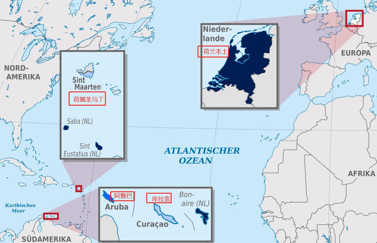 荷兰曾经是西班牙殖民地(与英国一样，荷兰也由4个小王国构成，但有3个不在欧洲)