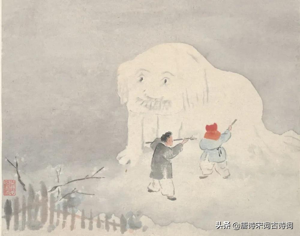 下雪可以堆什么(看古人怎样“堆雪人”)