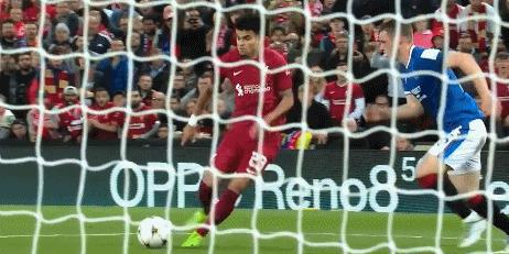 欧冠-利物浦2-0流浪者取两连胜 阿诺德任意球建功 萨拉赫点射