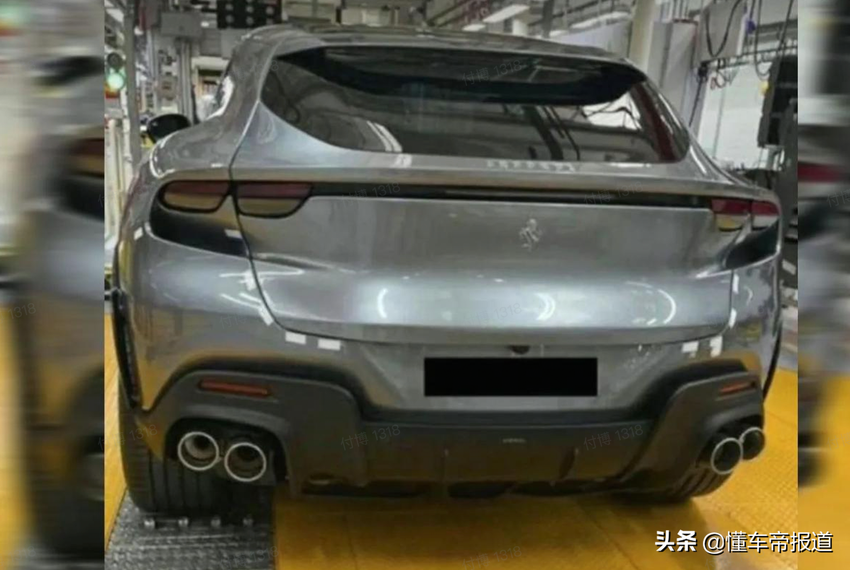 新车 | 品牌首款SUV车型，插混动力！法拉利Purosangue实车图片曝光