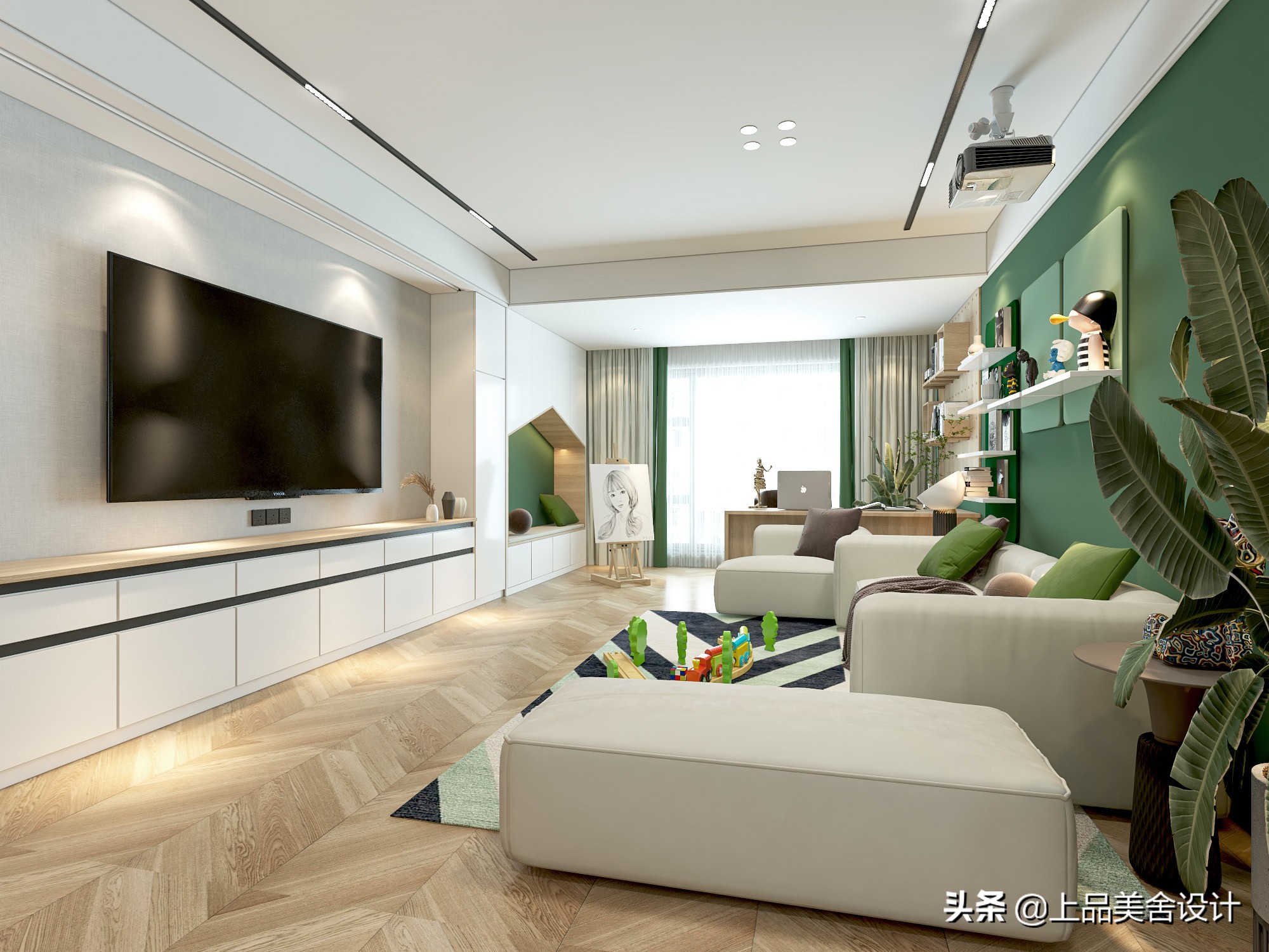 深圳120㎡简约现代风玄关装修效果图大全