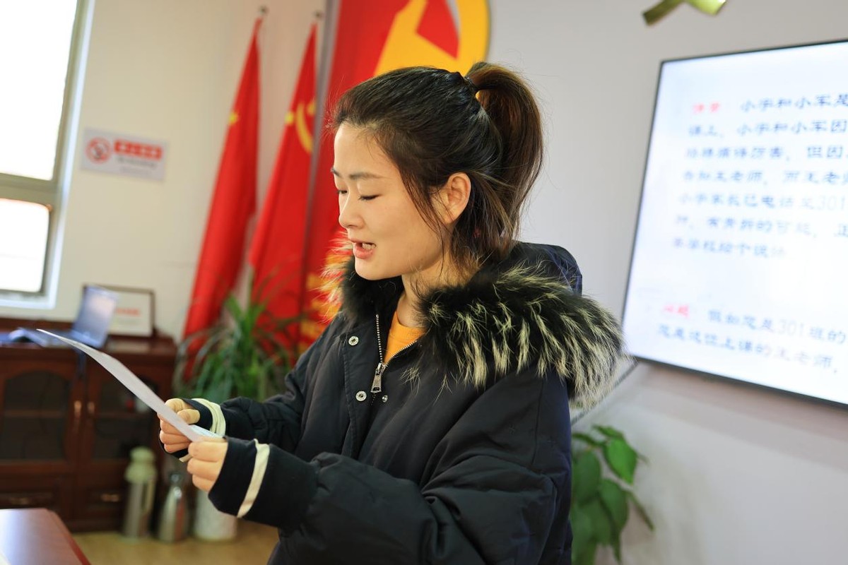 湖州市文苑小学举办青年教师情景模拟比赛活动 作者：王美萍