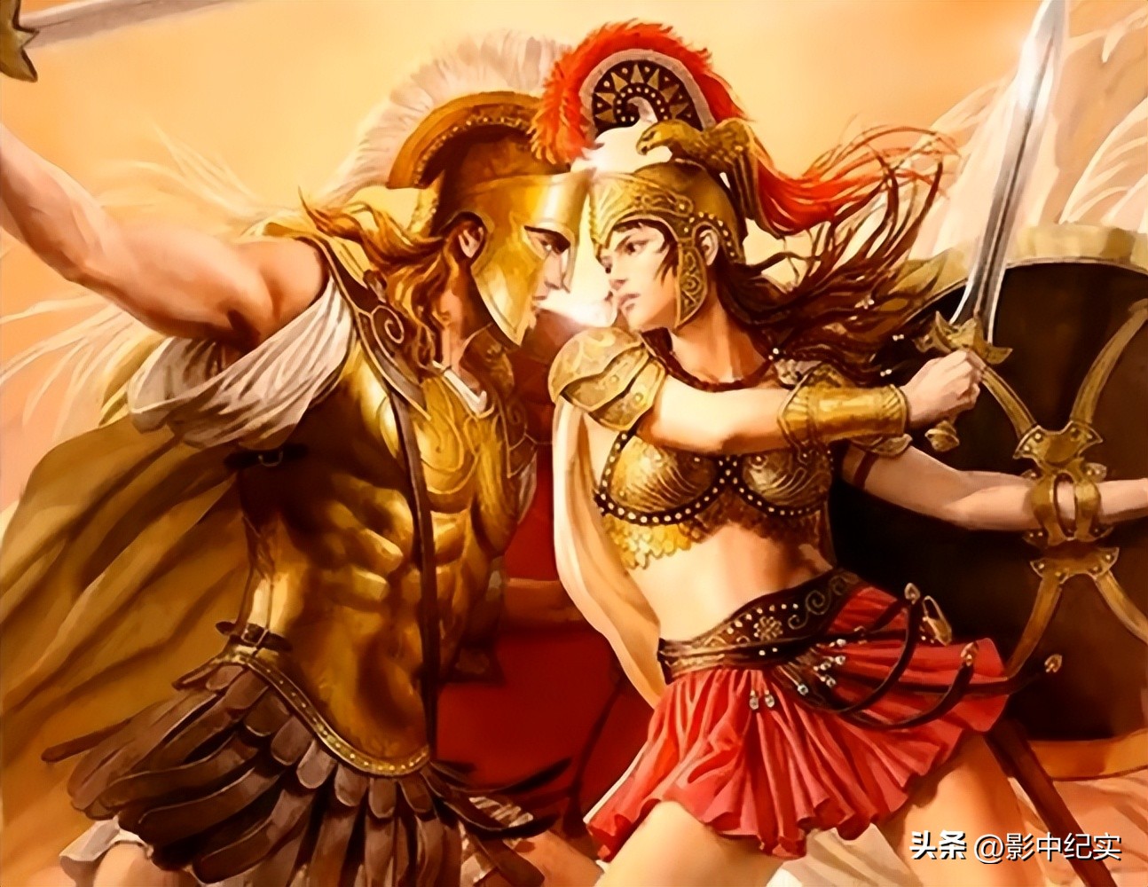 它的一个基础神话实际上描述了两个奥林匹亚的神:雅典娜和波塞冬.