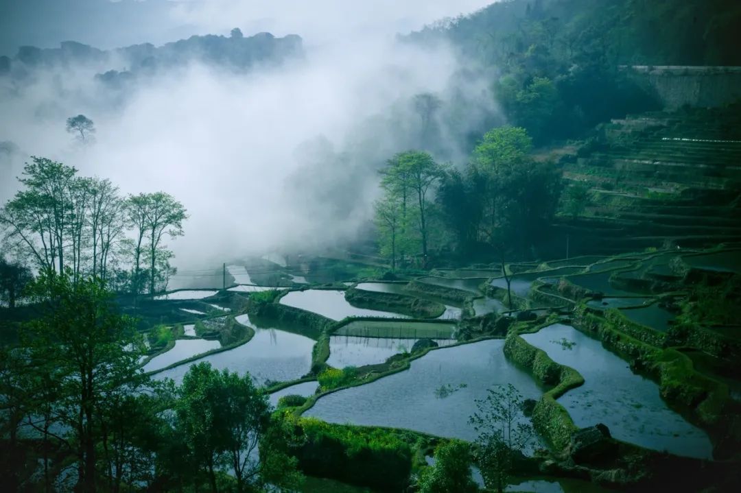 10首唯美山水田园诗，和风细雨，炊烟袅袅，美到心醉