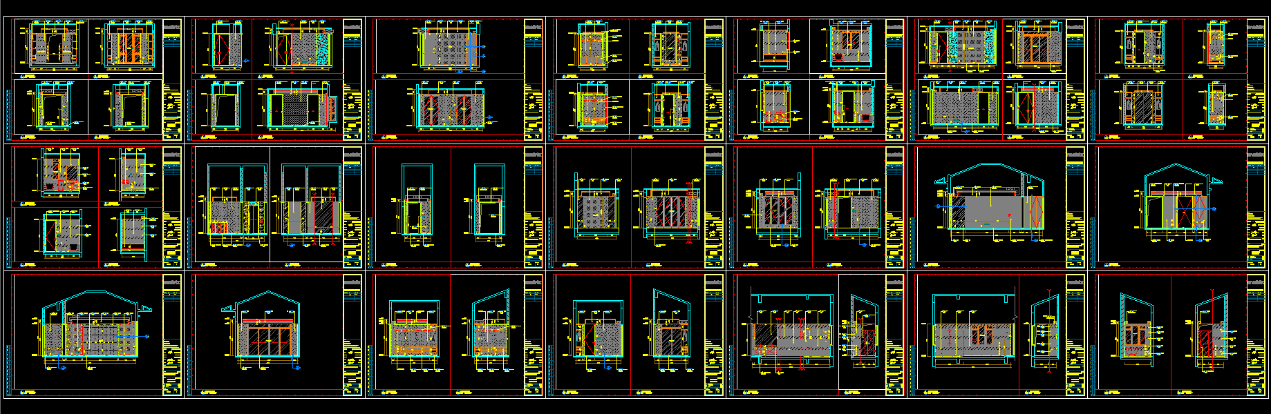 「室内设计」广州·星河600m²现代风格独栋别墅丨效果图+CAD施工图
