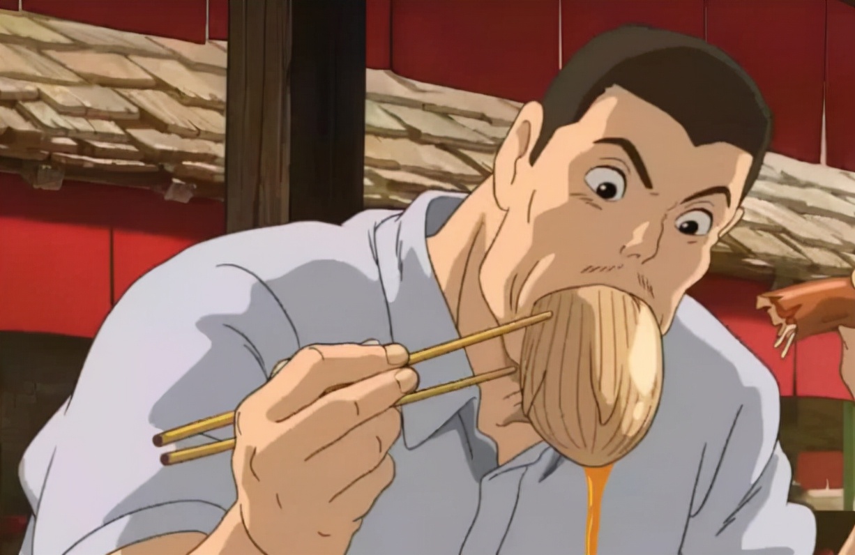 猪爸爸图片(《千与千寻》里,千寻爸爸吃了变成猪的食物是啥?