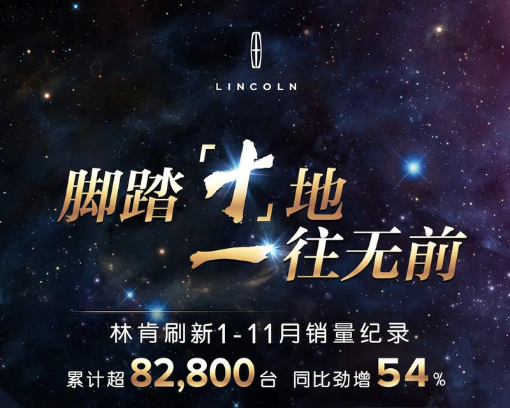 林肯最新销量数据公布 年内销量突破8.28万台