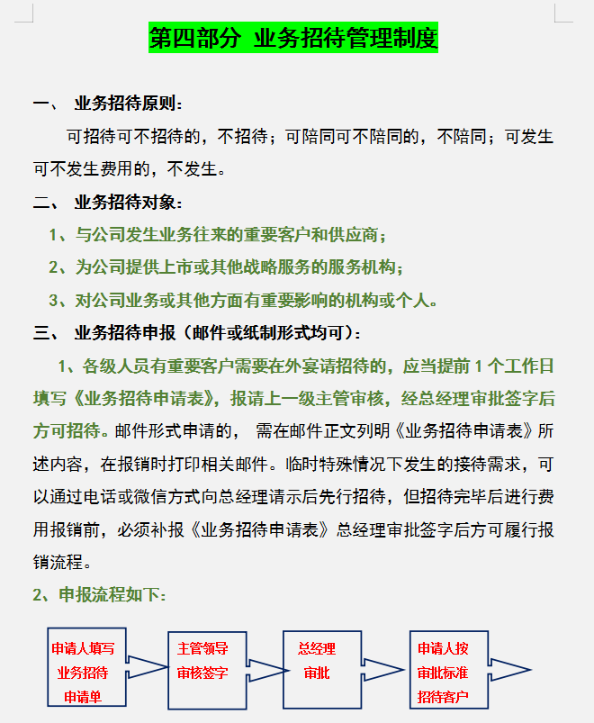 公司财务管理规章制度，内容非常全面，流程非常详细，可直接套用