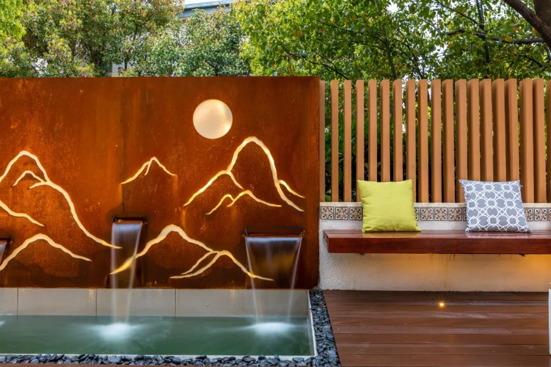 打造一个水景，让流水叮咚入梦来