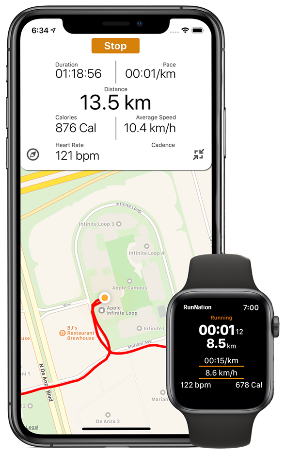 RunNation 是一款适用于 iOS 和 Android 的 Move-2-Earn 应用程序