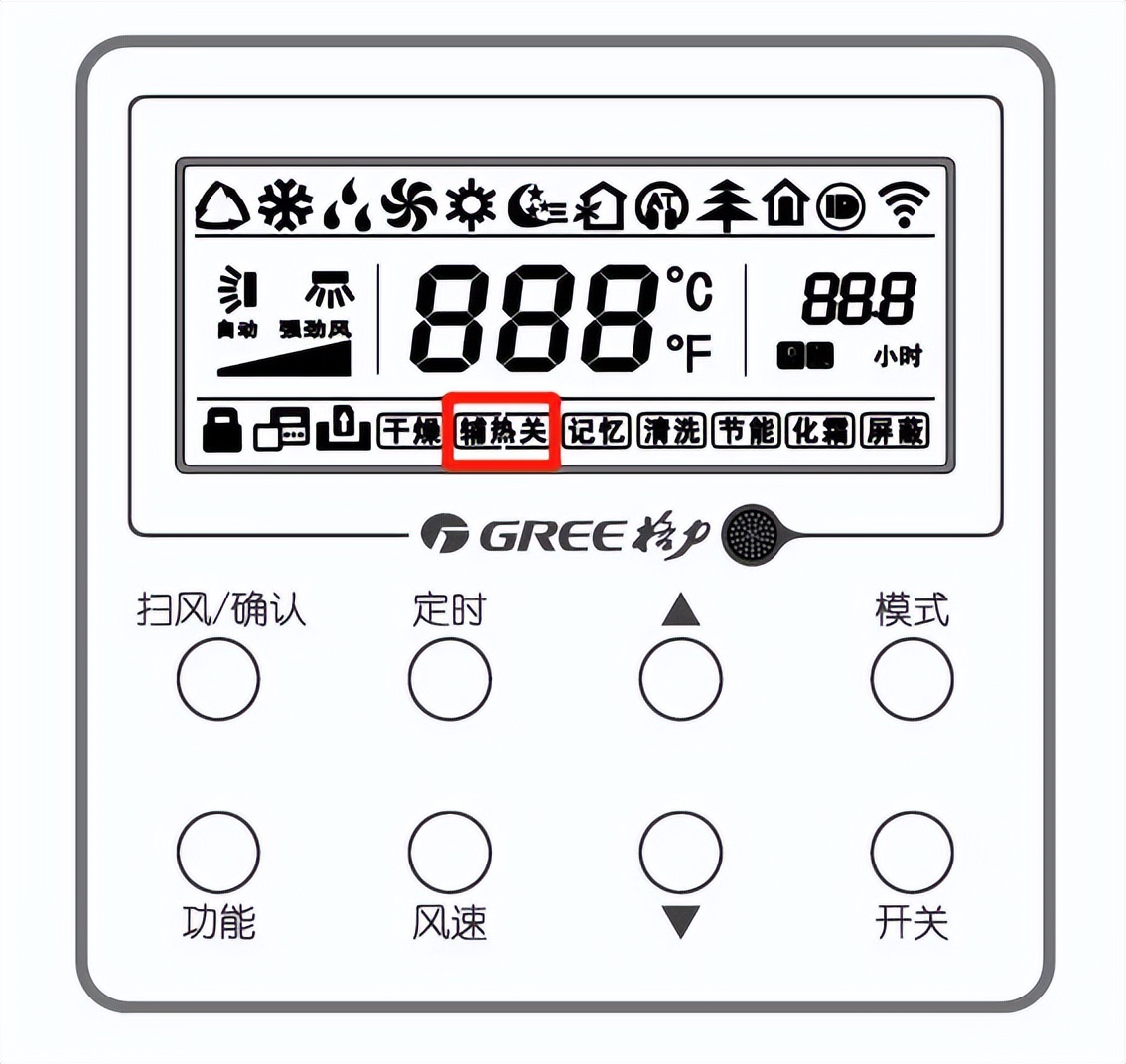 格力中央空调线控器功能操作方法