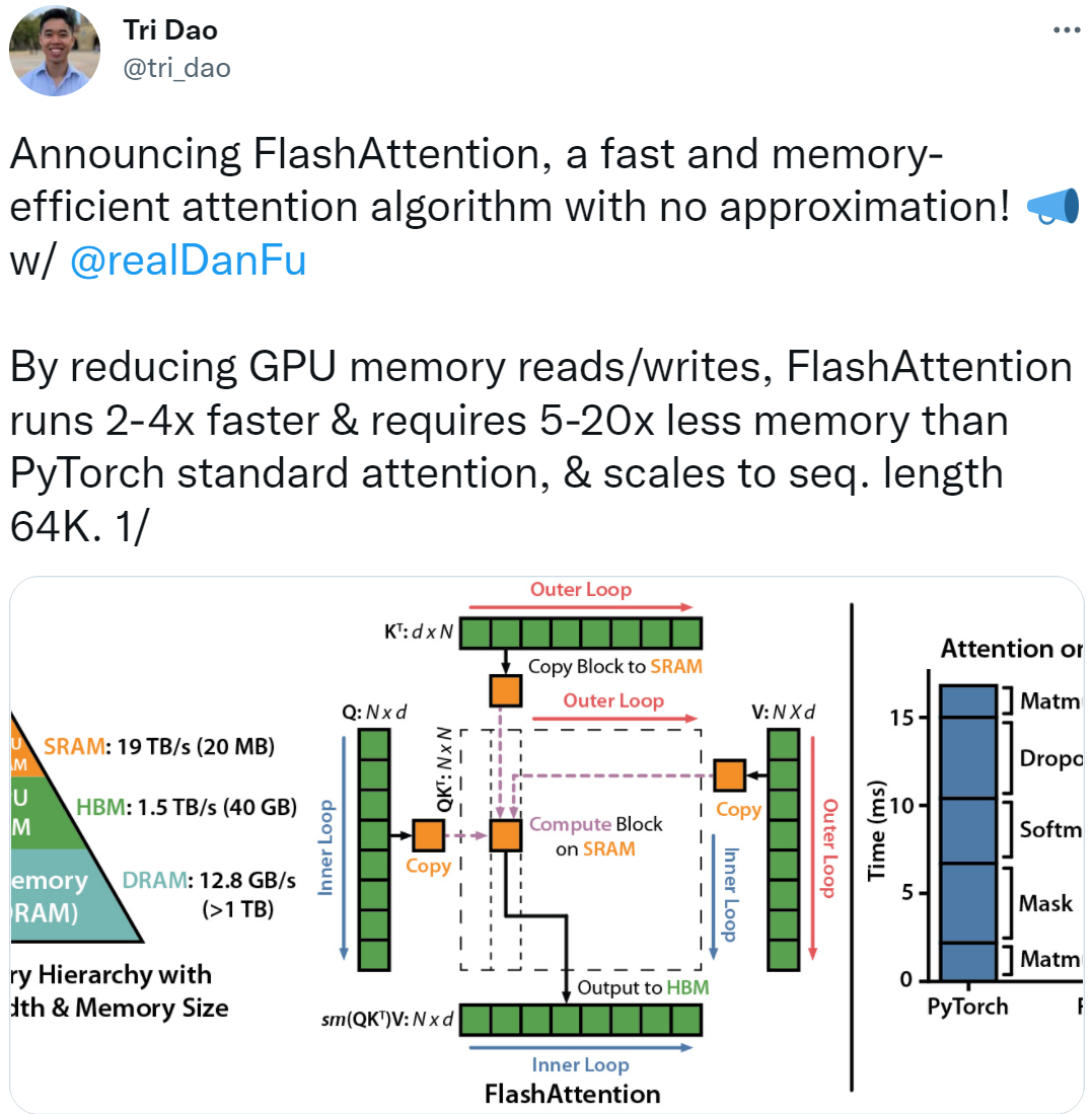斯坦福大学CS博士新作：Attention提速2-4倍，BERT单节点训练最快