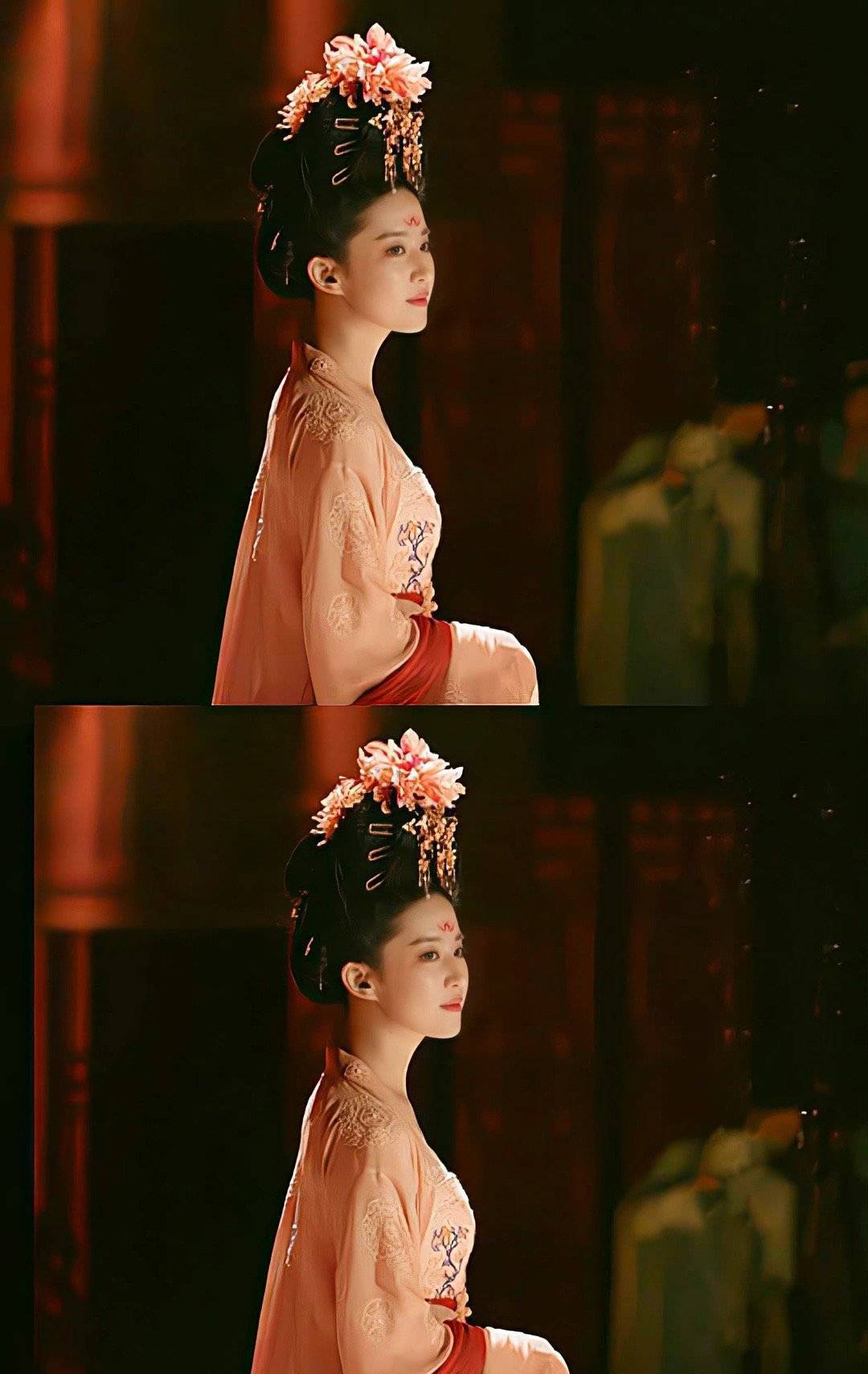 刘亦菲吟诗起舞.刘亦菲雍容圆润,颇有古典美人风采.刘亦菲妆容华丽.