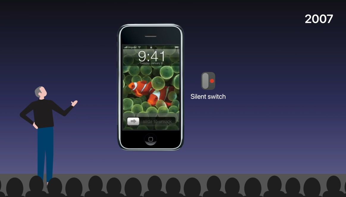 十五年来为何苹果仍保留乔布斯时期设计的“实体静音”开关？