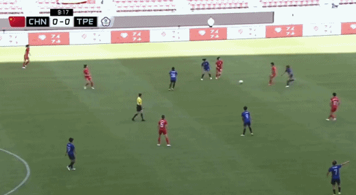 中國女足VS臺北女足（半場-中國女足2-0中國臺北女足 王珊珊助張琳艷建功 姚偉造對手烏龍）