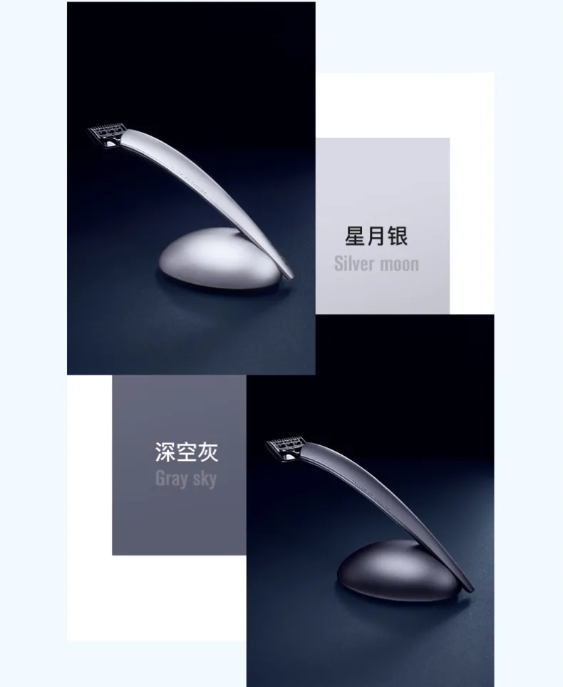 仿生猎豹流线设计,“五层日立钢”锋感剃须刀,送给精英男士礼品