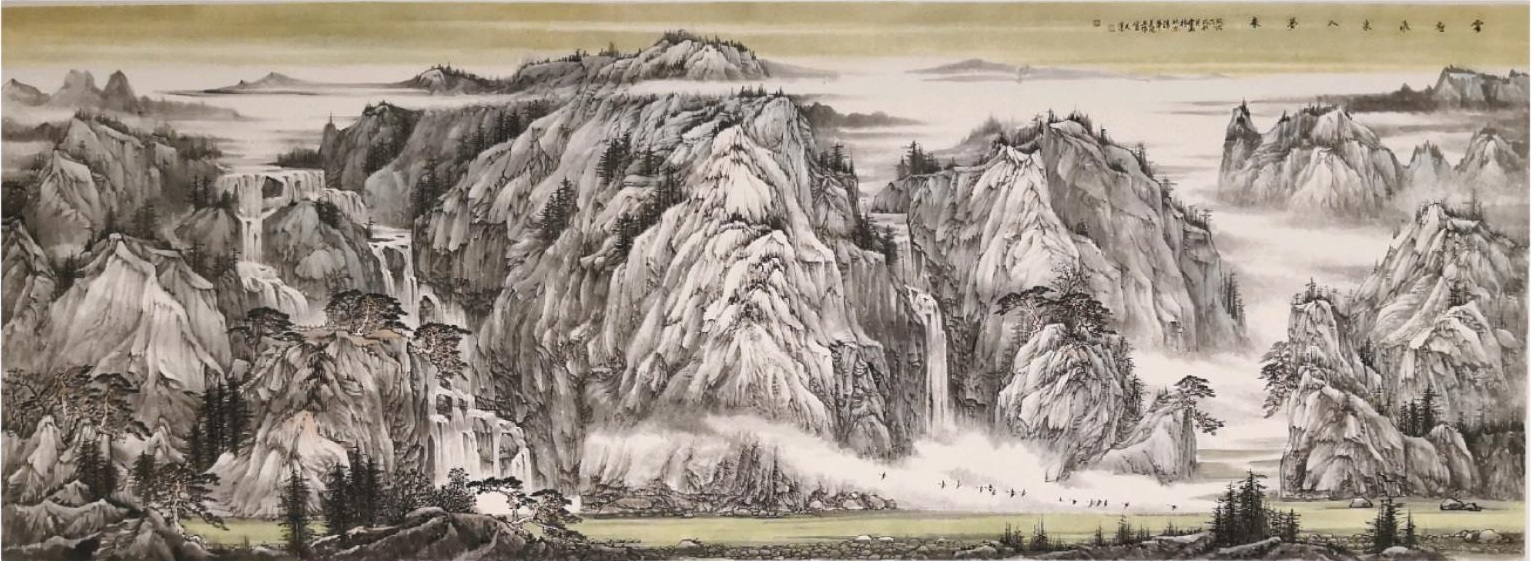 画家路天运山水画欣赏