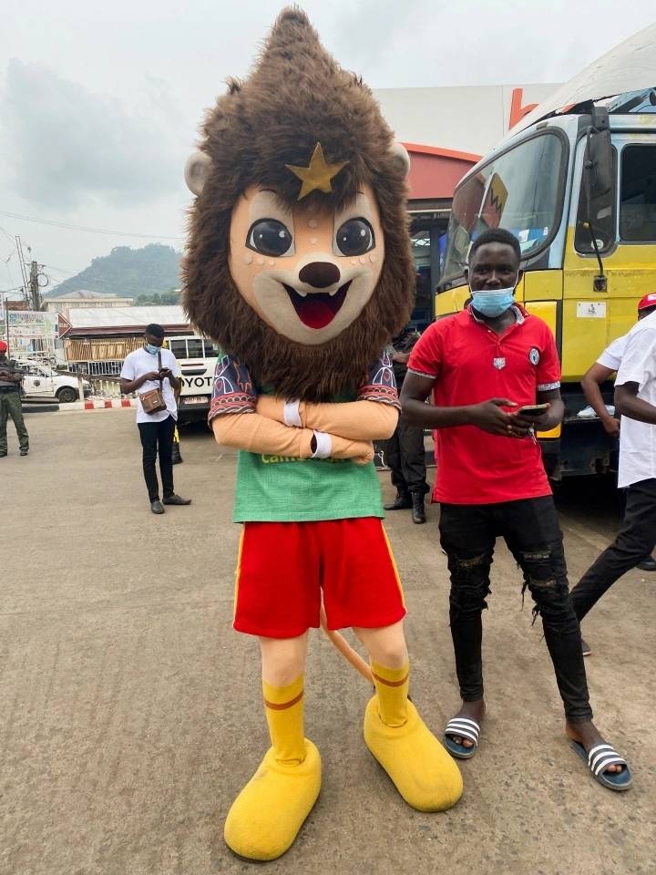 如今,赛事的参与者都在利用一切方式确保安全,比如吉祥物的扮演者会在