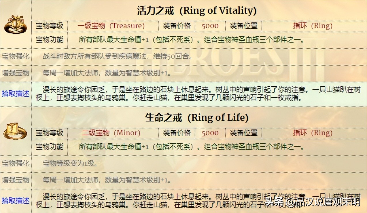 英雄无敌3的132件宝物：天使联盟第一，但比它更实用的还有三件？