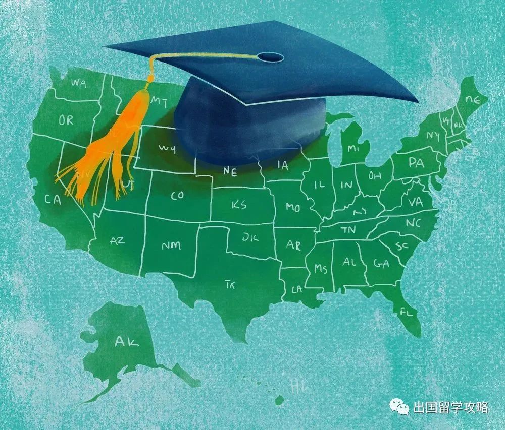 美国留学选校，地理位置解析丨美国五大区域及50个州各自优劣势？