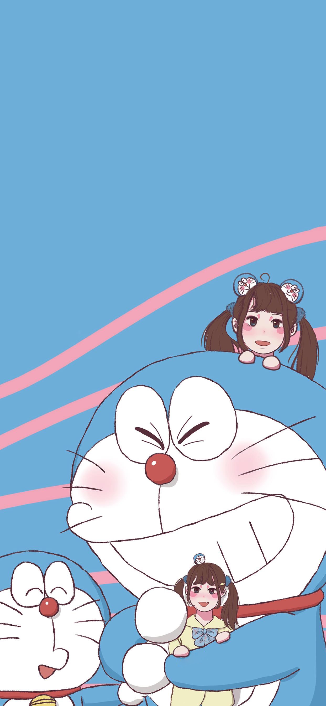 哆啦a梦可爱套图壁纸|今天也要做全宇宙最快乐的小朋友