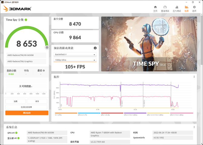 玄机星游戏本搭载AMD超威卓越平台，RX 6650M移动显卡首发评测