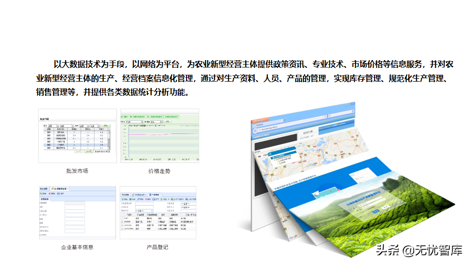 65页PPT智慧数字乡村农业大数据解决方案（附PPT全文下载）