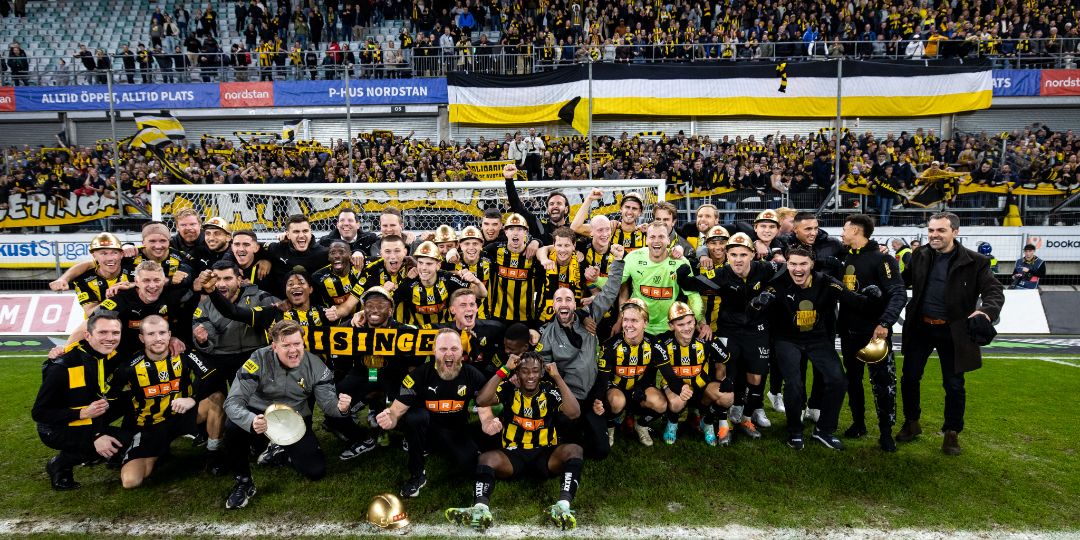 瑞典超级联赛诞生了新冠军，这支队伍有82年历史，是史上首次夺冠