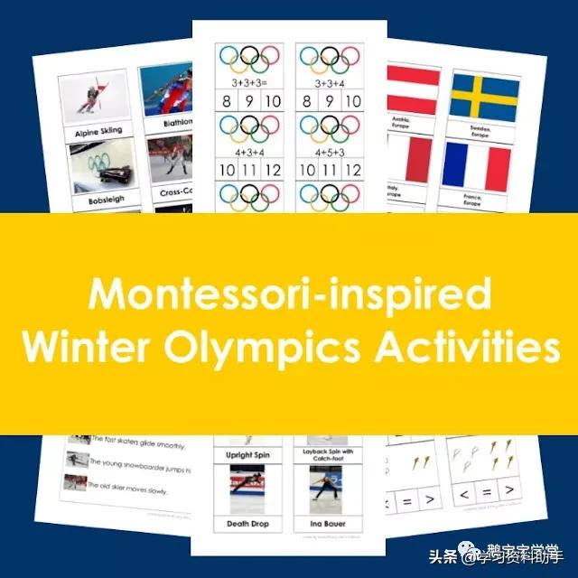 北京奧林匹克運動會英文手抄報（免費領：冬奧會手抄報-All About Winter Olympics(含資源））